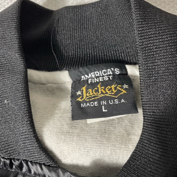 Vintage 90s Phil dirt and the dozers band bomber button up nylon jacket - Picture 5 of 6